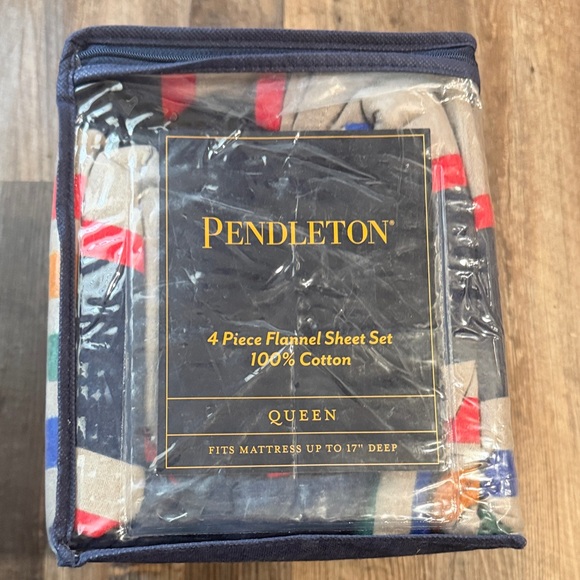 Pendleton Multicolor Yellowstone Striped Cotton Sheet Set - Picture 2 of 4